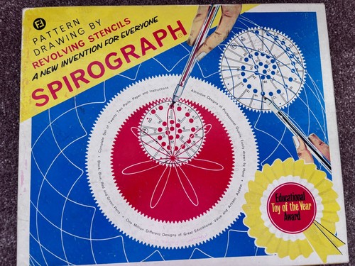 Vintage spirograph pattern - vintage,