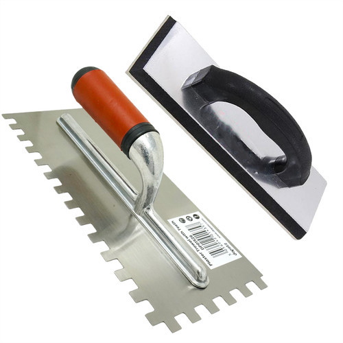 Grout float notched - &,