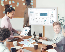 FITUEYES Design Rolling TV Stand for 24-48 inch Televisions Master Series