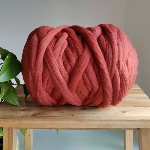 Terracotta merino wool - merino, tops