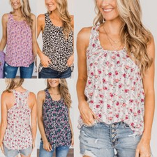 Women Tops Scoop Neck Tank Top