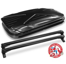 Car roof box gloss black - black, &