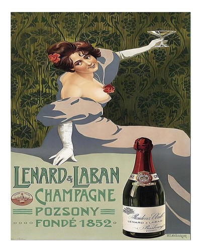 Vintage champagne advertising - vintage,