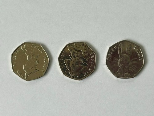 Beatrix potter 50p - x,