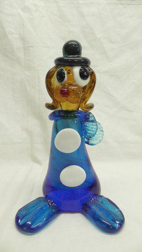Murano hand blown glass dog - murano,