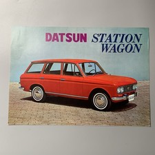Datsun Bluebird Station Wagon 1964 Original UK Sales Brochure VGC