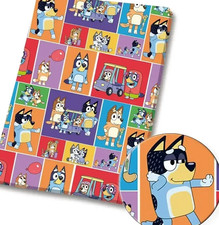 Polycotton Fabric Bluey Bingo
