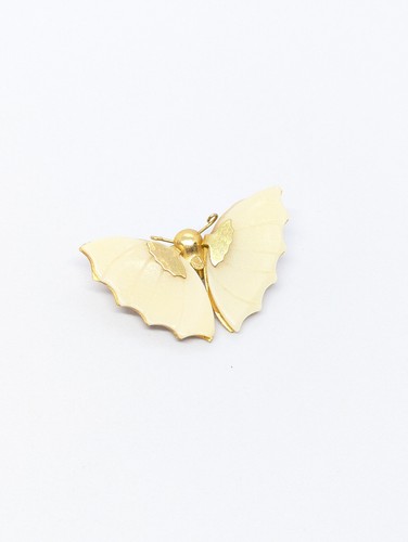 Vintage gold tone cream - vintage,