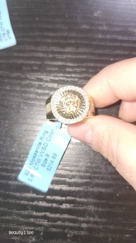 Gold over s925m moissinite - gold,
