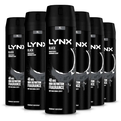 Lynx black 48 hour high - 6x,