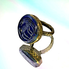 Ancient Roman Ring With A