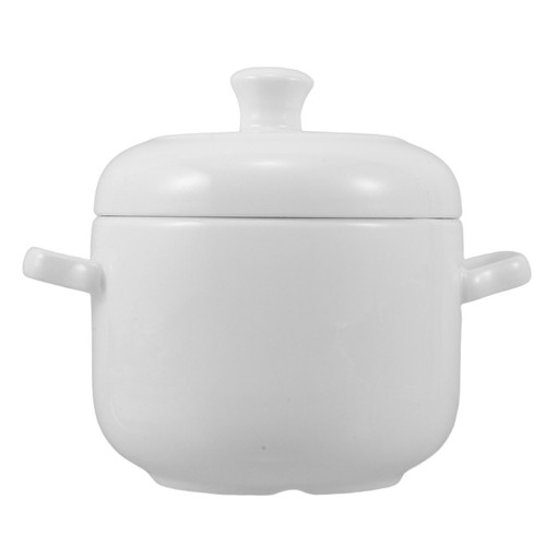 Small ceramic stew pot with - stew,