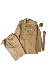 Vintage All Ranks Official Military Uniform Brown Suit - Size: 182/88/76 Medium