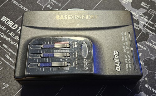 Sanyo walkman cassette - sanyo, "walkman"