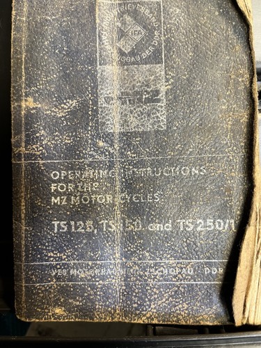 Repair manual motor - manual, mz
