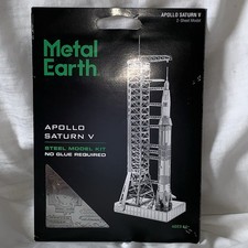 Metal Earth Apollo Saturn V Steel Model Kit For Age 14 And Up