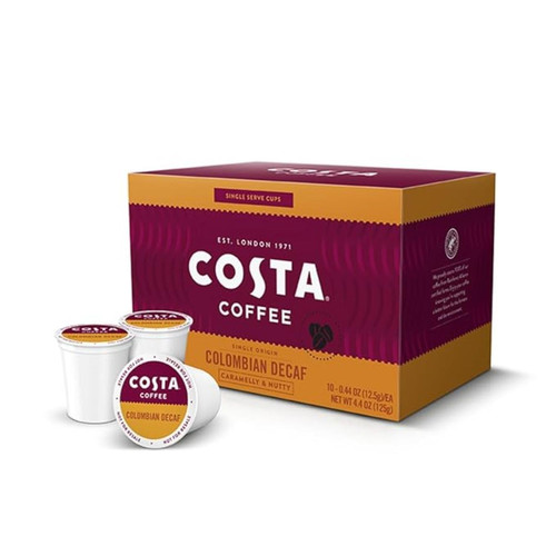 Coffee colombian decaf pods - colombian,