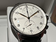 IWC Portugieser (Portuguese) Chronograph Watch (IW371445) - Full Set