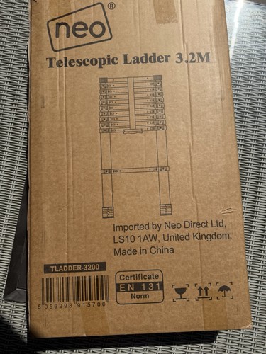 Neo telescopic ladder - 3.2m,