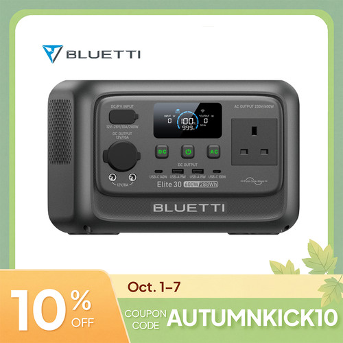 Bluetti elite 288wh 600w - bluetti,