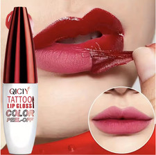 10ml Lip Stain Peel Off Tattoo Lipgloss Matte Lipstick Waterproof QICIY