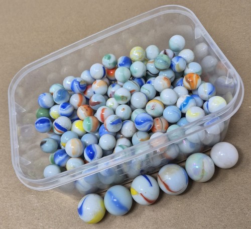 Vintage glass marbles - vintage,