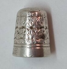 Sterling Silver THIMBLE CHARLES HORNER DORCAS  SIZE 9 
