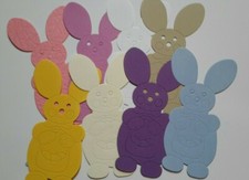 Large easter bunny die - bunny, cuts