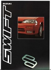 Suzuki Swift 1991-92 UK Market Sales Brochure 1.3 GLX GTi 1.6 GLX 4WD