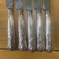 Silver plate dinner table - silver,