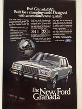 1981 Ford Granada Print Ad
