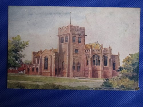 Postcard the christ church - of,