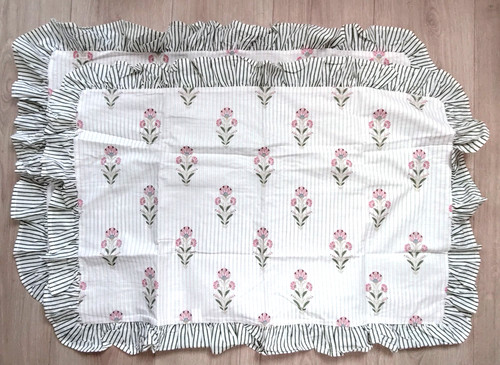 Dunelm fiorella frilled - 2x,