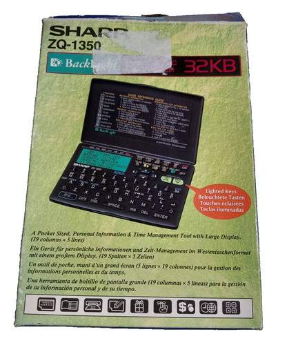 Sharp electronic organizer - sharp,