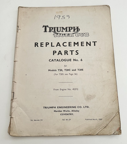Original triumph tiger cub - original,