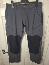 Womens Marmot Walking Trousers Size 10 32 Inch Leg Grey Hike Walk