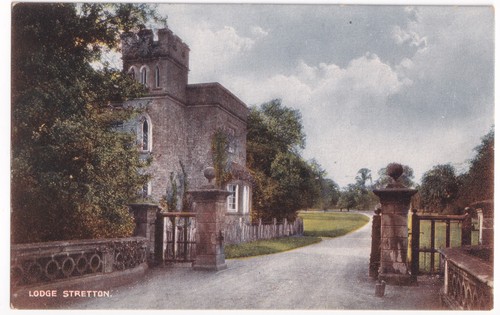 Lodge stretton hall gates - lodge,