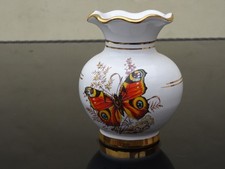 Presenta Greek Hand Made stunning Butterfly Vase with 24K Gold Finish 5" tall