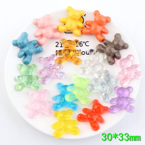 Mixed color resin cute - mixed, bear