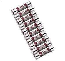 13 AMP Domestic 240V Household Mains Plug Fuse Electrical Cartridge Fuses 10 