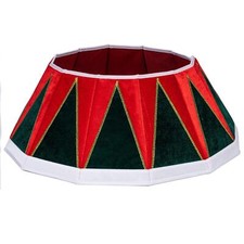 Drum Christmas Tree Skirt Red