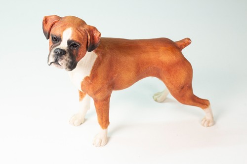 Boxer dog fine arts statue - fine,
