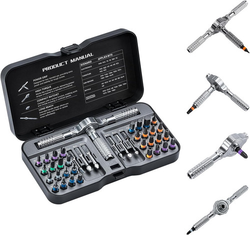 Ratchet screwdriver set in - screwdriver, set,