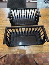 Pair Of Old Wooden Book Shelves, Freestanding Or Wall Mounted