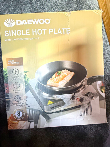 Daewoo single hot plate 1500w - daewoo,