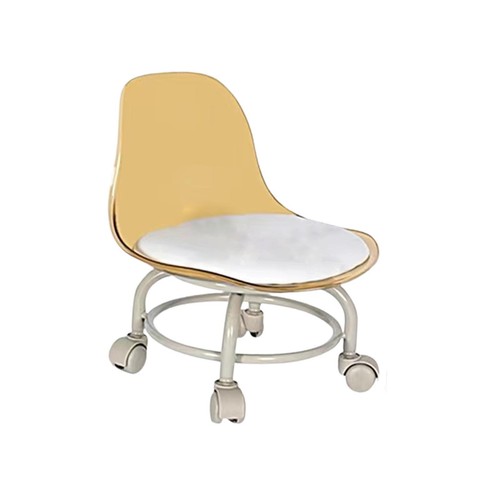 Low rolling stool - stool, wheels