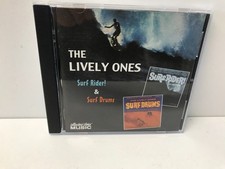 THE LIVELY ONES-Surf Rider! &Surf Drums CD(Collectors' Choice Music ULTRA RARE!!