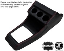 Red stitching centre console - stitching,