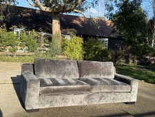 Black 4 Seater Hotel Sofa In