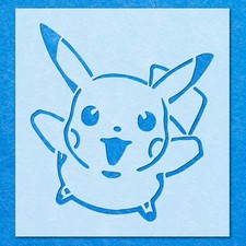 Pokemon Pikachu Stencil 01